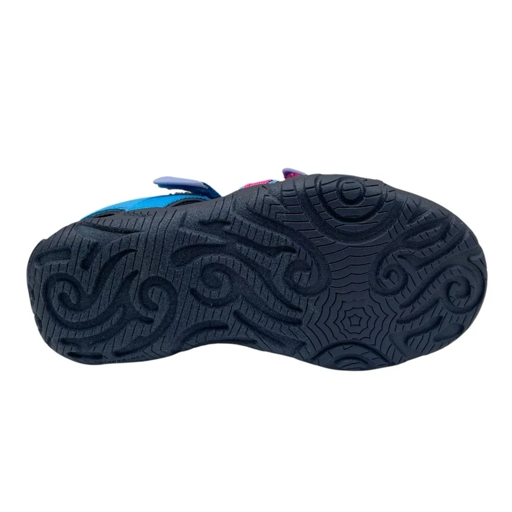 Teva Tirra Little Girls Sport Sandal Size 11 Blue Rose Multi Open Toe Adjustable